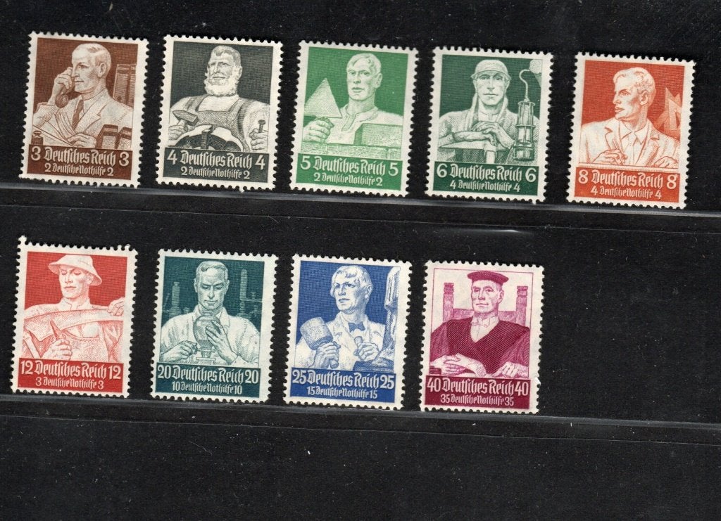 Deutsche Reich 1934 556/64 Beroepen ongebruikt, Ophalen of Verzenden, Overige periodes, Postfris