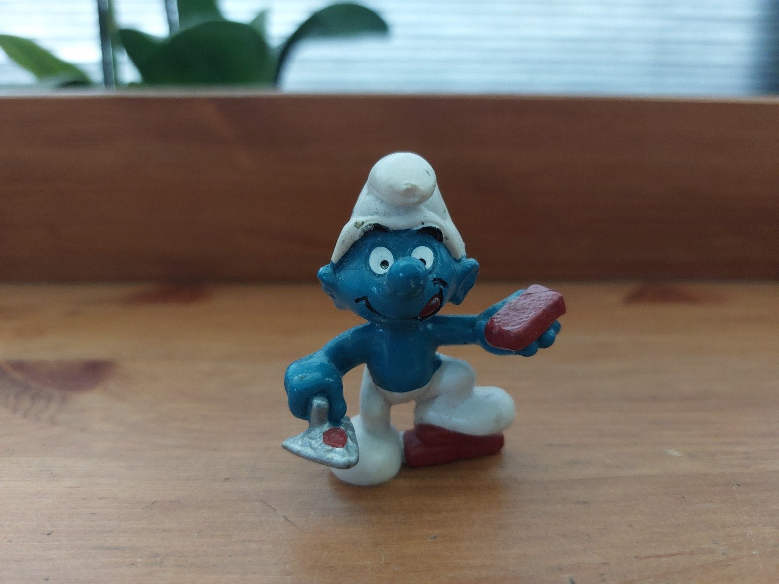 Metselaar smurf 20148 De Smurfen, Verzamelen, Smurfen, Ophalen of Verzenden