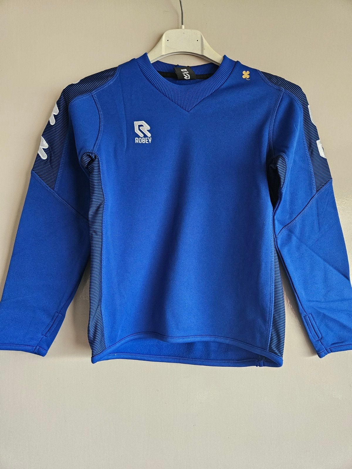 Blauw Robey Performance Sportshirt Maat 128, Ophalen of Verzenden, Robey, Jongen, Nieuw