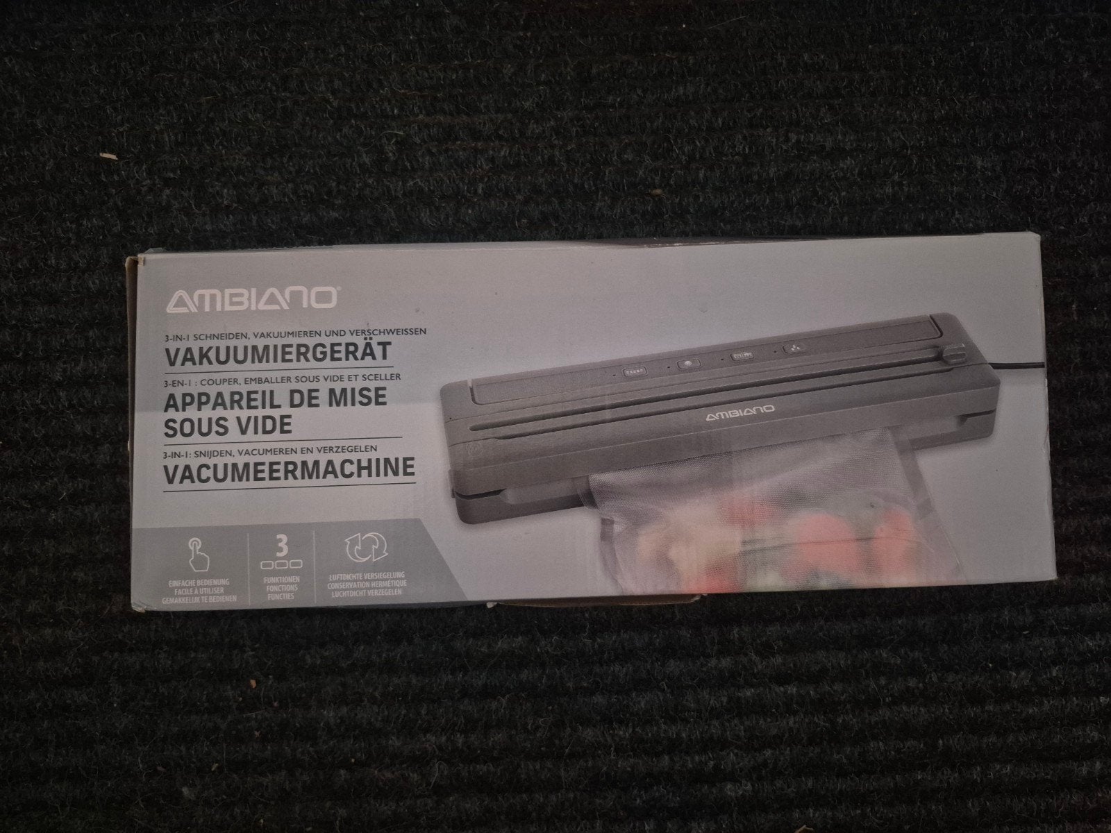 Ambiano 2-in-1 Vacumeermachine en Sous Vide Apparaat, Ophalen of Verzenden