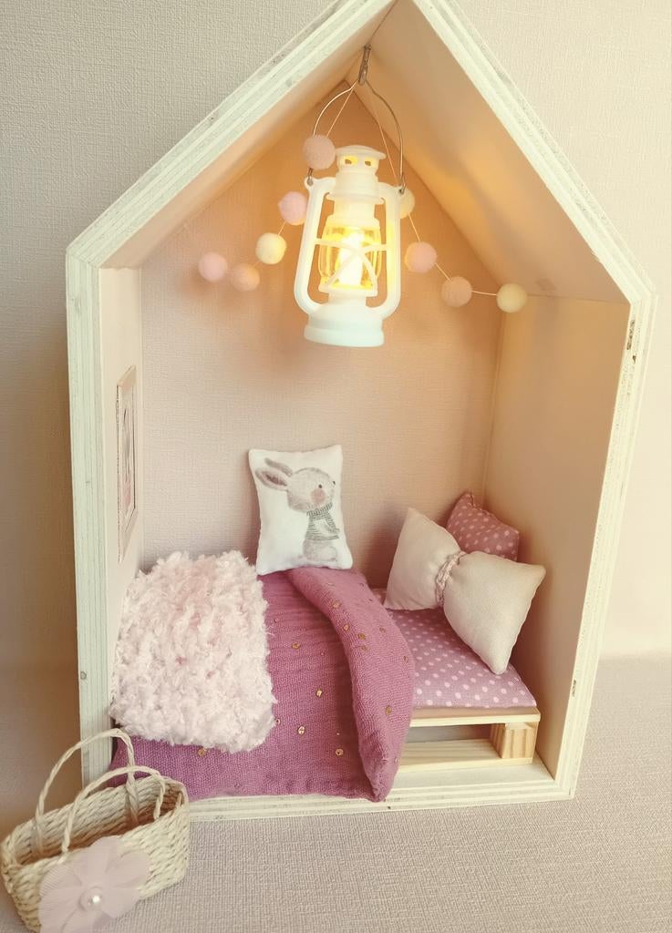 Nieuw! Lief muizenhuis maat M • met lampje • tip Maileg, Ophalen of Verzenden, Nieuw, Poppenhuis
