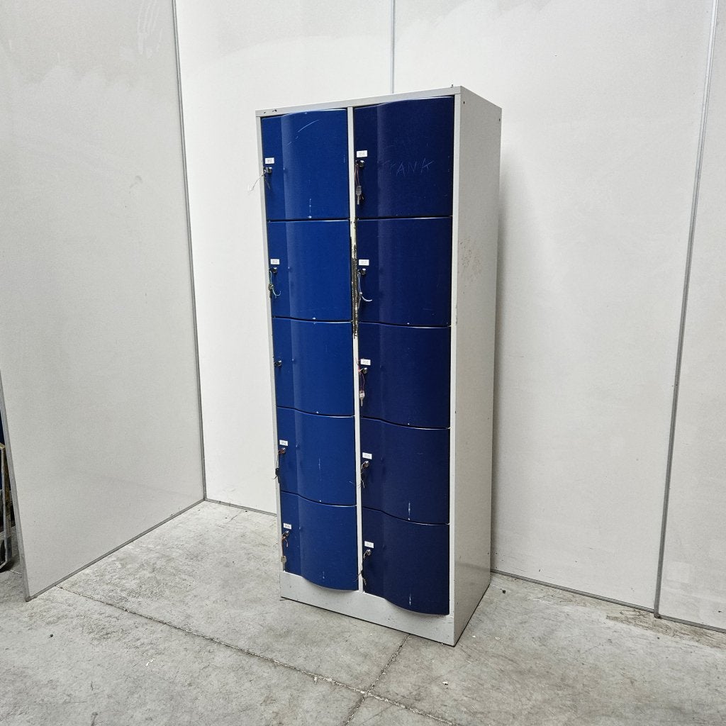 10-deurs CP lockerkast HUFTERPROOF - 195x78x48 cm, Niet ingevuld, Gebruikt, Niet ingevuld, Niet ingevuld