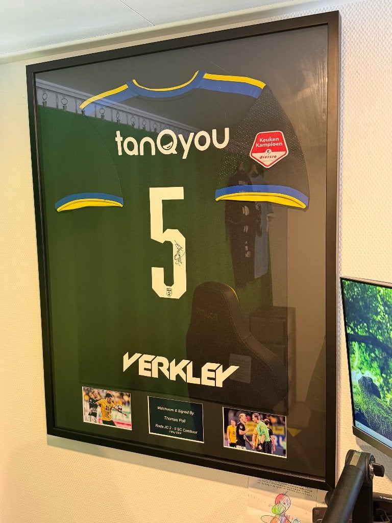 Matchworn voetbal shirt Thomas Poll SC Cambuur match worn, Ophalen of Verzenden, Zo goed als nieuw, Overige binnenlandse clubs