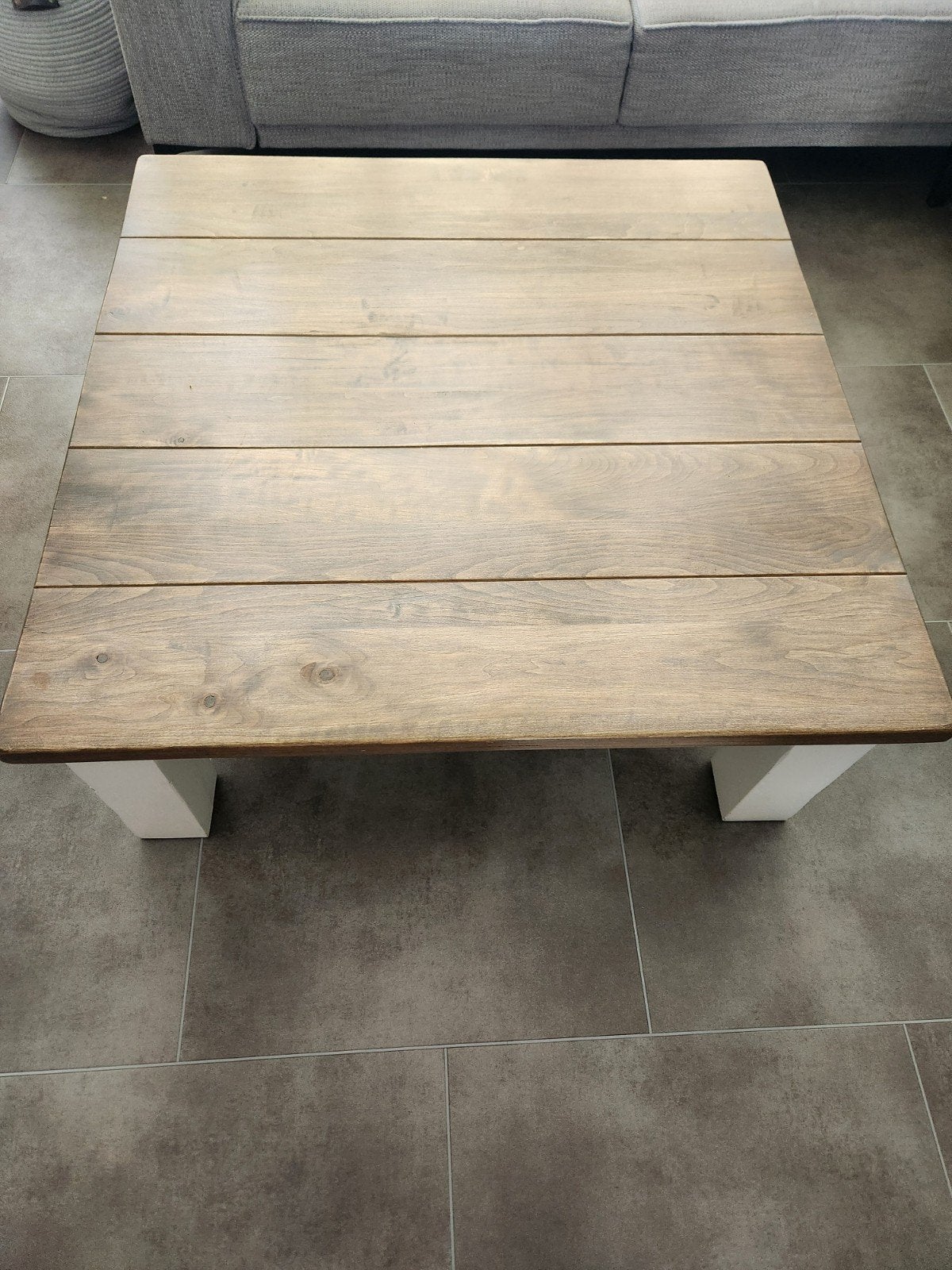 Salontafel vierkant, Ophalen, Gebruikt, 50 tot 100 cm, Vierkant