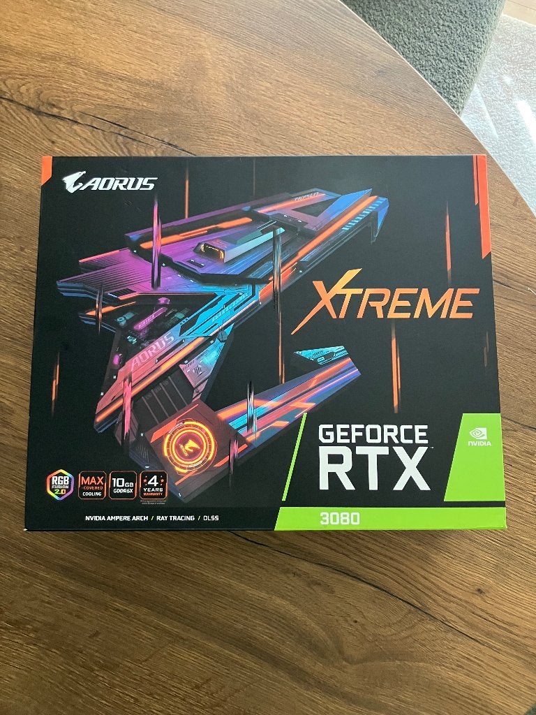 NVIDIA GeForce RTX 3080 AORUS 10GB videokaart, Computers en Software, Videokaarten, GDDR6, PCI-Express 4, Ophalen of Verzenden