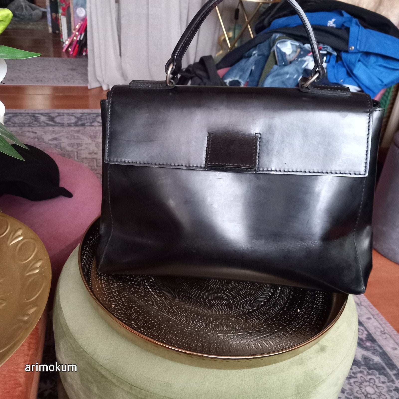 Gianni Chiarini Zwarte Leren Handtas - Elegant & Tijdloos, Sieraden, Tassen en Uiterlijk, Tassen | Damestassen, Ophalen of Verzenden