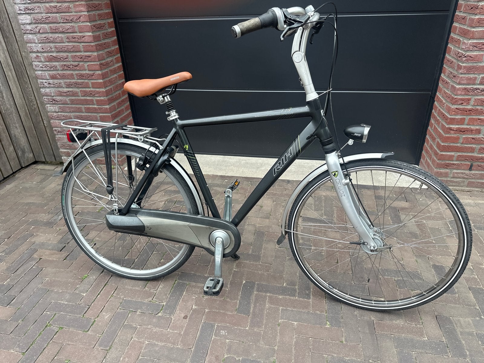RIH Omega Kwaliteitsfiets 8 versn/56cm frame., Gebruikt, Velgrem, Versnellingen, 53 tot 57 cm