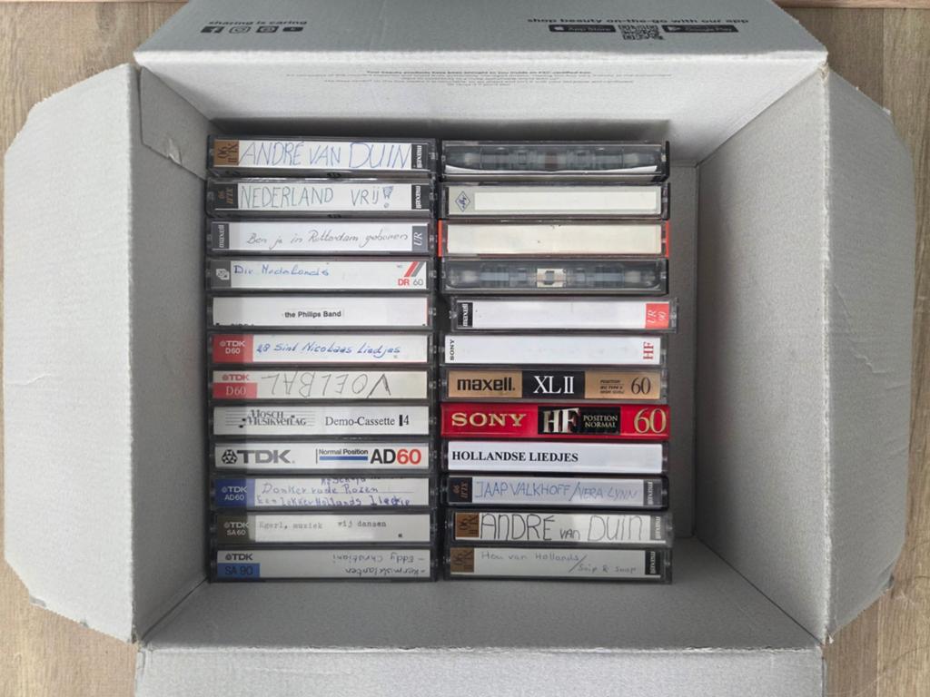 Partij Cassettebandjes TDK / Maxell / Sony, Cd's en Dvd's, Cassettebandjes, Ophalen of Verzenden, Gebruikt, 2 t/m 25 bandjes