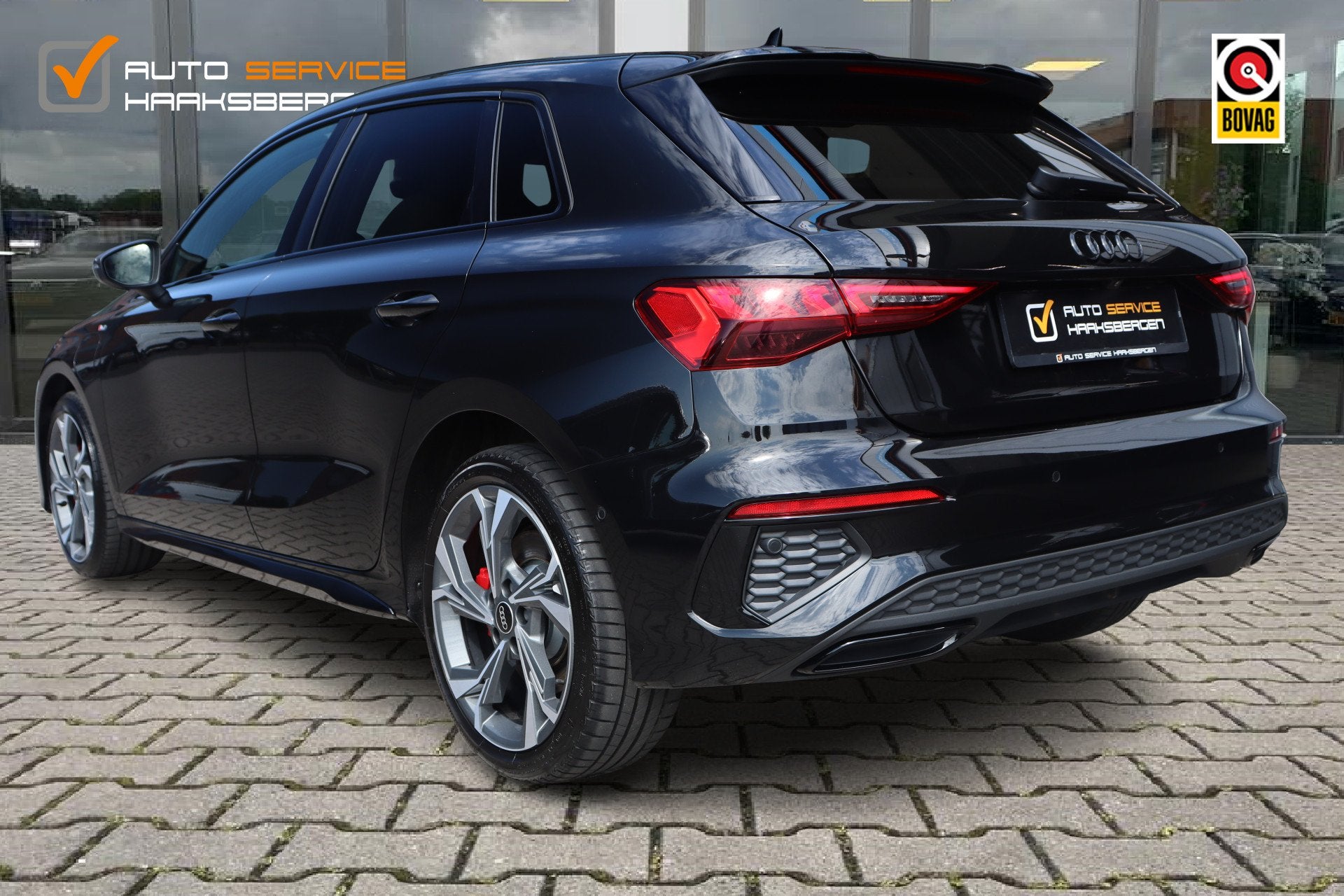 Audi A3 Sportback 45 TFSI e S-Line Competition | RS Stoelen, Gebruikt, Zwart, 4 cilinders, Zwart
