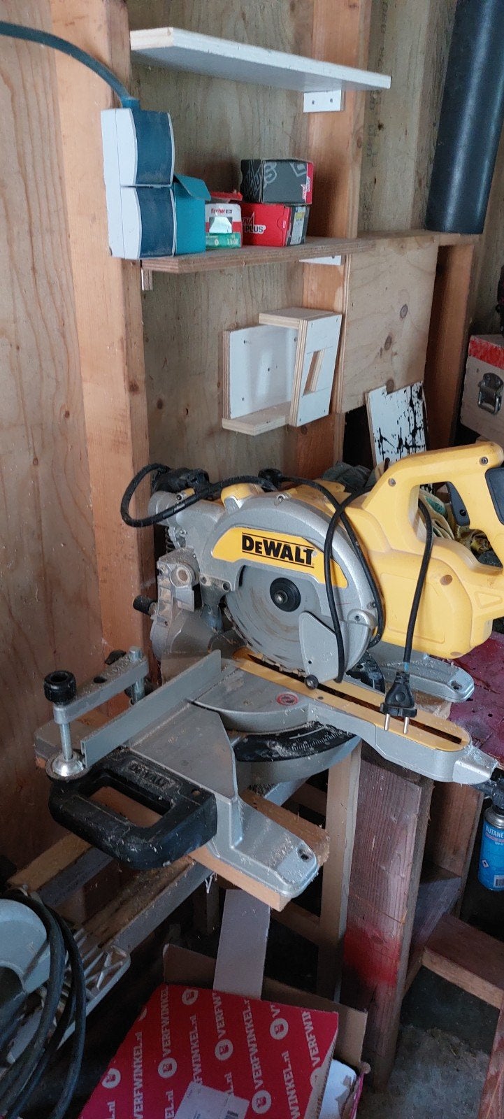 dewalt afkortzaag en cirkelzaag, Gebruikt, Ophalen of Verzenden, Dewalt, Afkortzaag