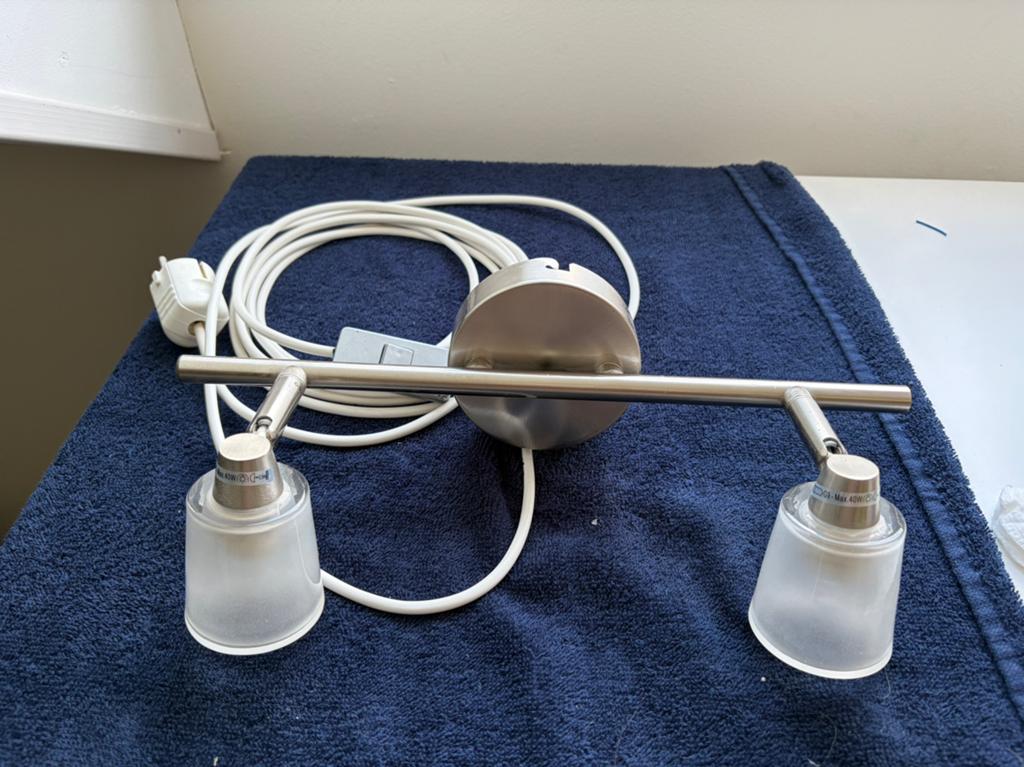 Ranex lamp - Wandlamp met 2 spots, Ophalen of Verzenden, Gebruikt