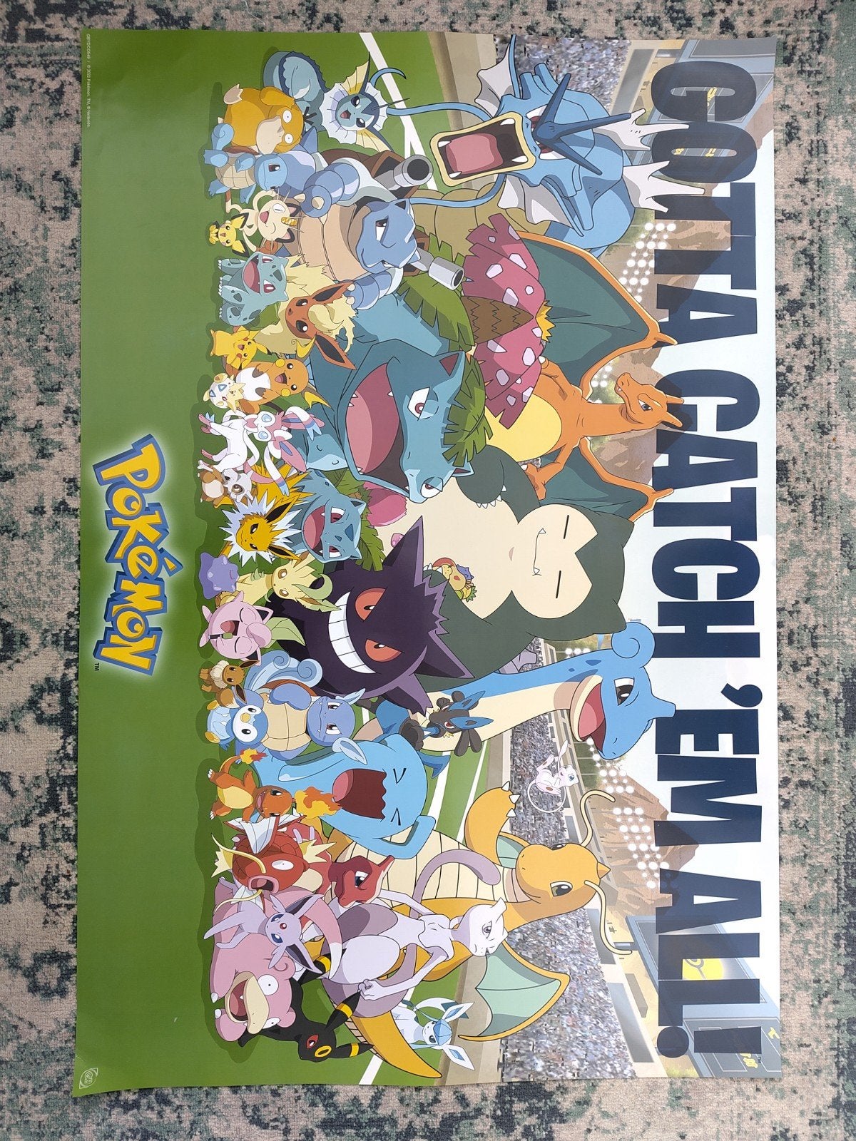 Pokémon 'Gotta Catch 'Em All!' Poster, Ophalen, Gebruikt, Overige typen