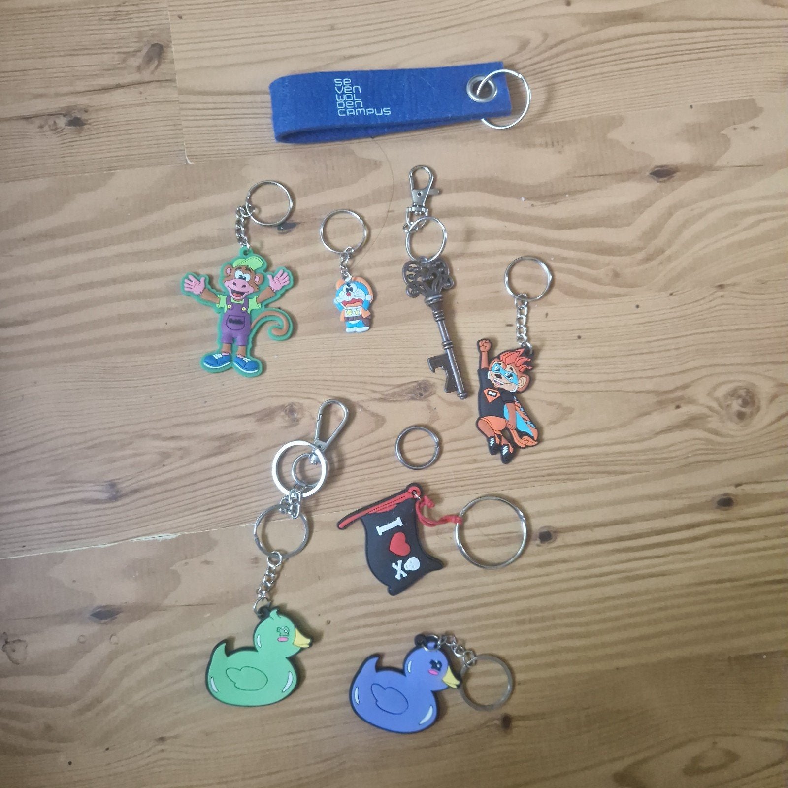 Setje sleutelhangers, Ophalen of Verzenden