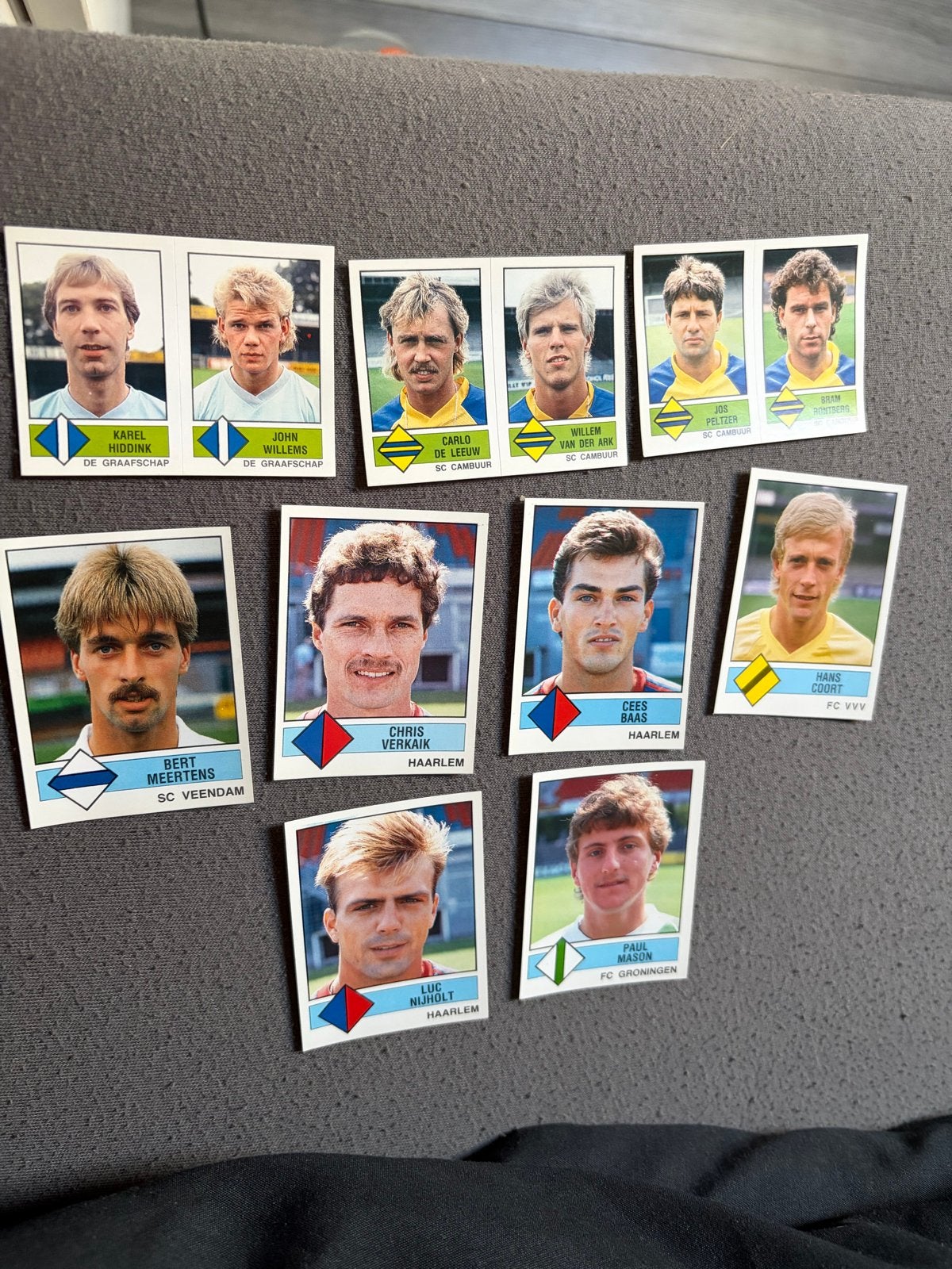 Panini Voetbal 87 - Losse voetbalplaatjes, Ophalen of Verzenden, Gebruikt, Overige binnenlandse clubs, Poster, Plaatje of Sticker