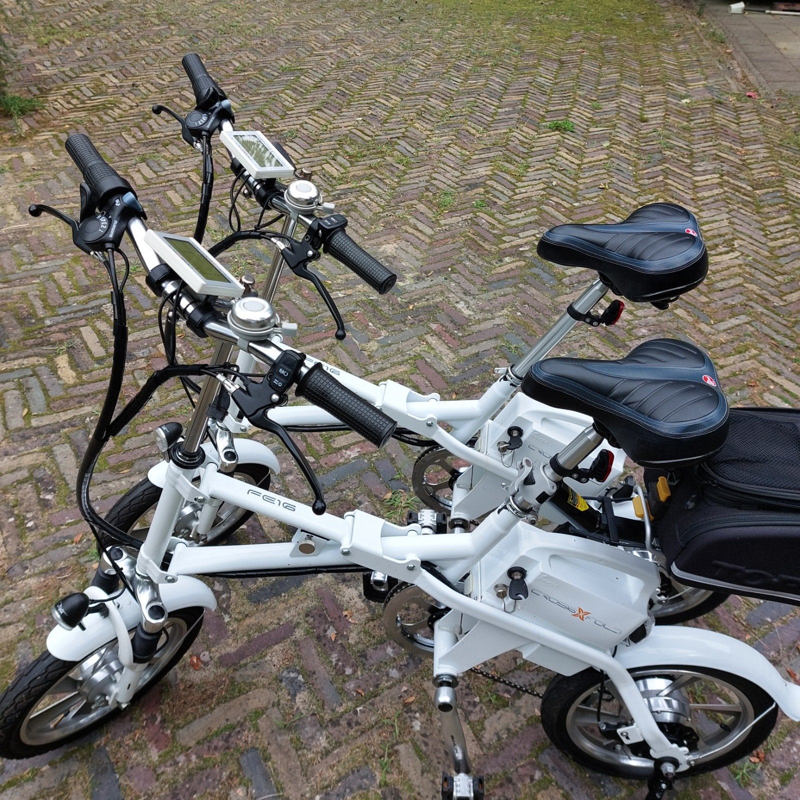2 Crossfold fe16 electrische vouwfietsen, perfecte staat, Fietsen en Brommers, Ophalen, Zo goed als nieuw, Overige merken