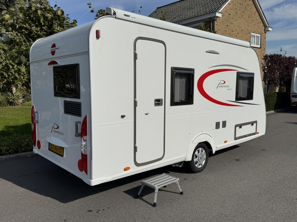 Bürstner Premio 400 TS Mover,Luifel,lichtgewicht, Caravans en Kamperen, Schokbreker, Bedrijf, Treinzit, Bürstner