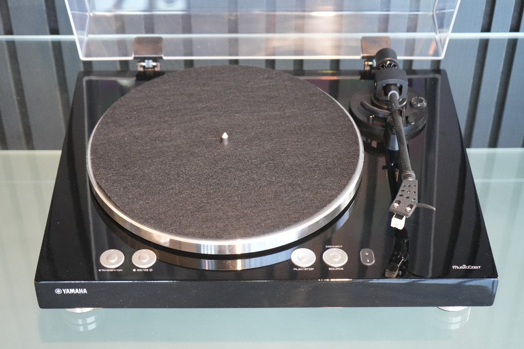 Yamaha MusicCast VINYL 500 Draadloze Platenspeler Zwart, Nieuw, Pitch-regelaar, Platenspeler, Ophalen