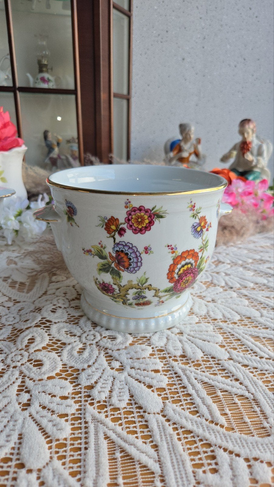 Bloempot porselein Bavaria, Ophalen