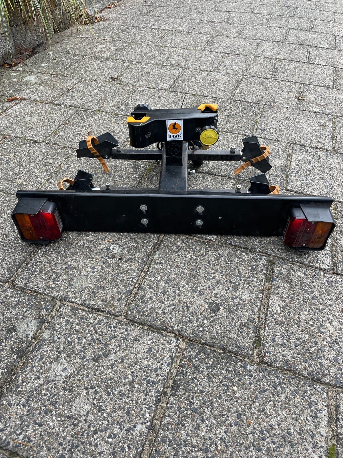 Hawk trekhaak fietsendrager voor 2 fietsen, Auto diversen, Fietsendragers, Ophalen, 2 fietsen, Gebruikt, Trekhaakdrager