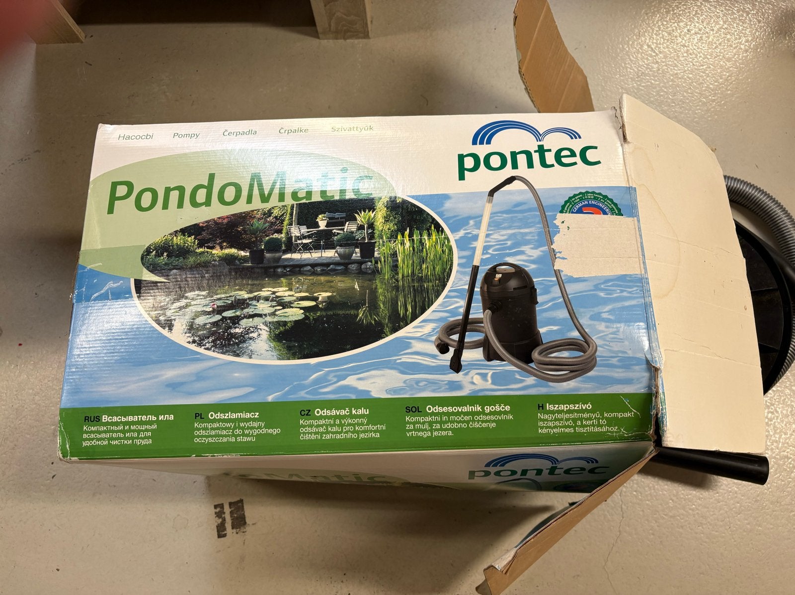 Pontec PondoMatic vijverstofzuiger - Gebruikt, Ophalen, Gebruikt, Vijverstofzuiger