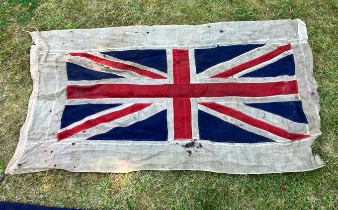 British Navy - seinvlaggen - Union Jack, Ophalen of Verzenden, Engeland