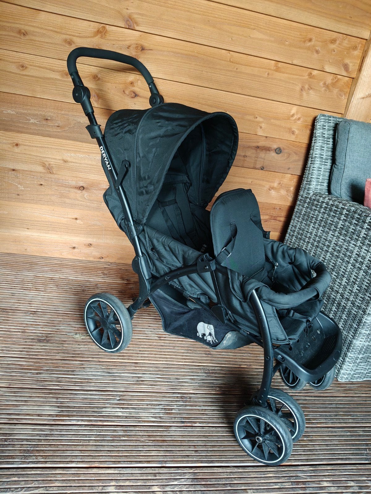 Dubatti Duo Wagen - Duowagen met ligstand, Gebruikt, Duowagen, Ophalen, Kinderwagen