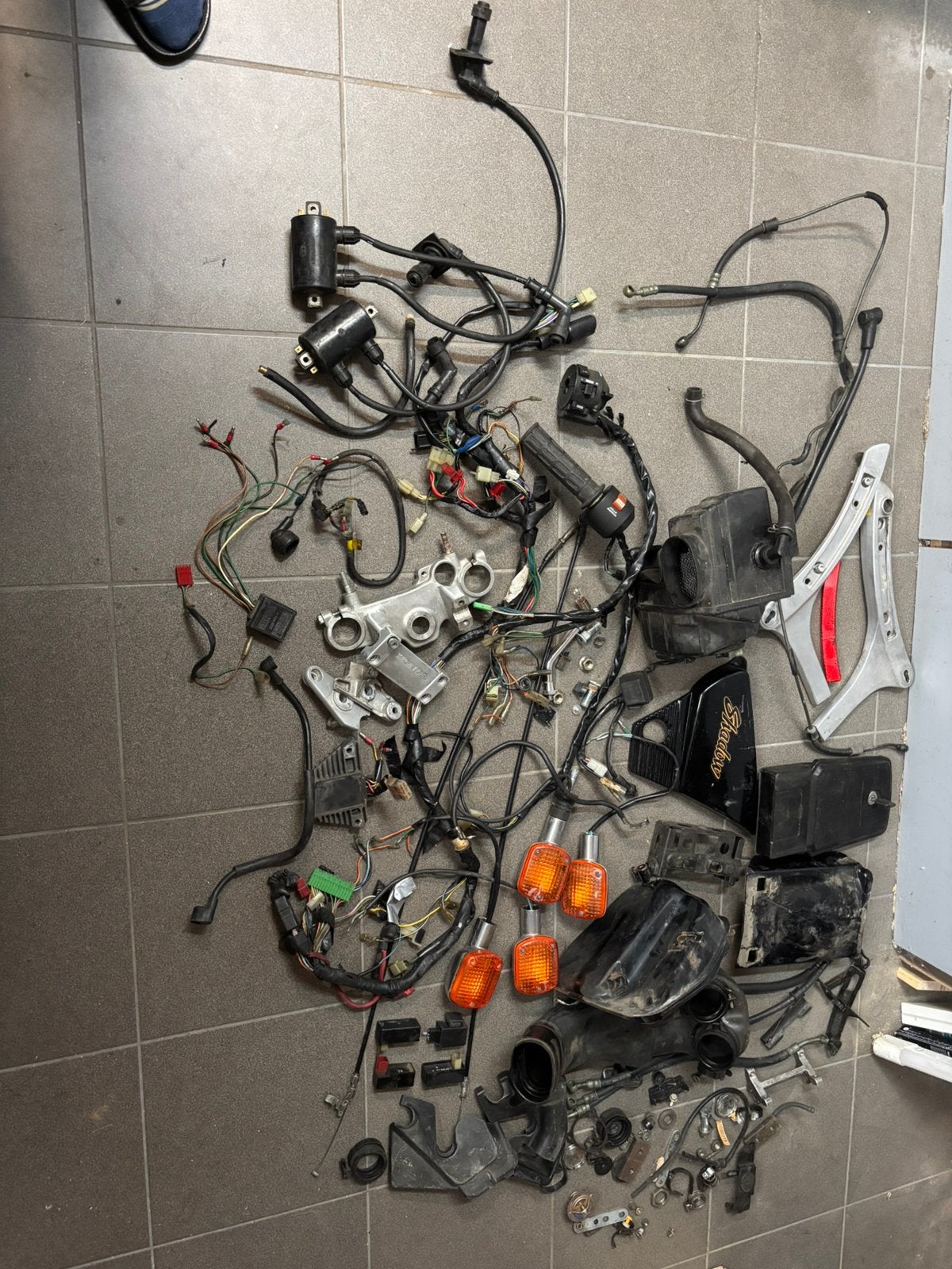 diverse onderdelen Honda VT700c Shadow, Motoren, Ophalen of Verzenden, Gebruikt