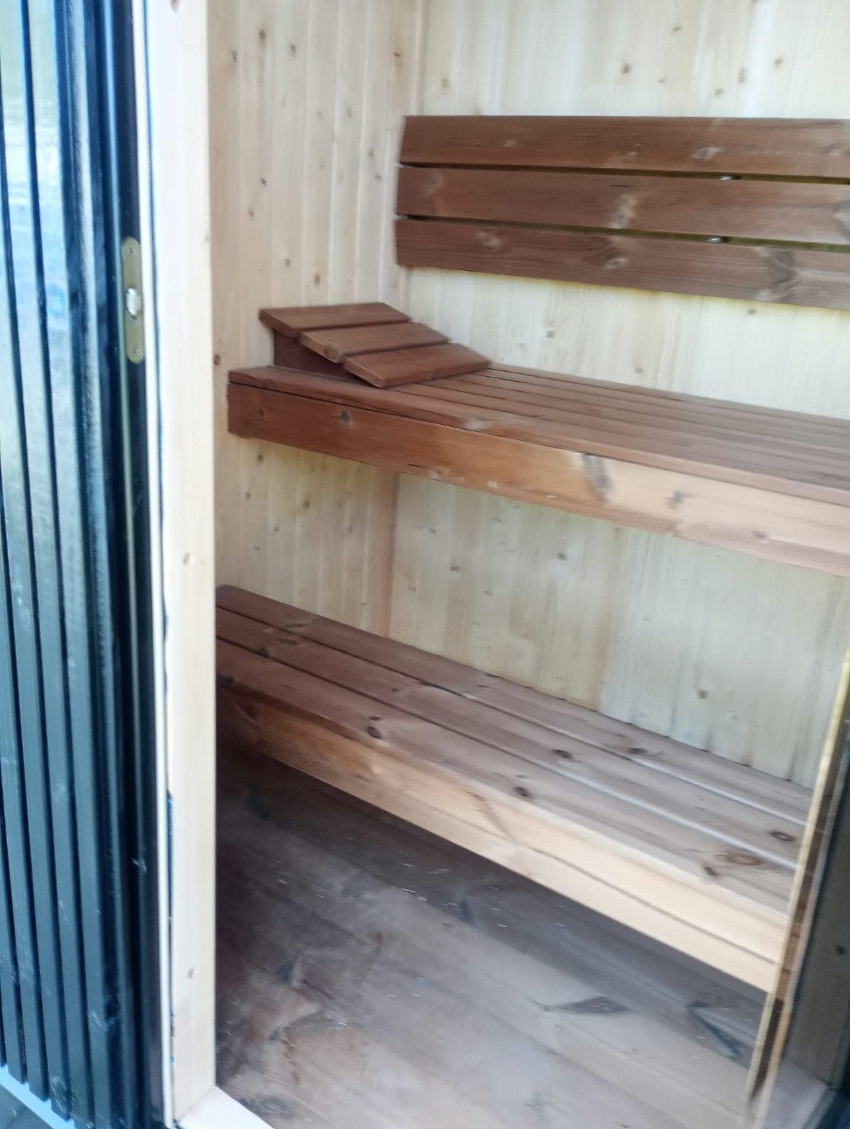 Geïsoleerde sauna traditioneel en 2x infrarood 204x144 cm, Ophalen, Info@stokedleisure.com, Fins of Traditioneel, Complete sauna
