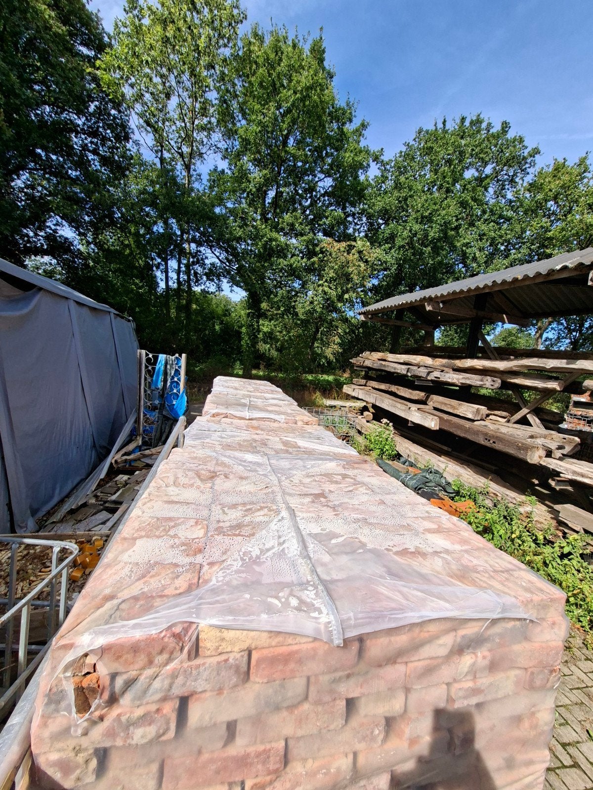 Gebikte Oude Metselstenen - 21x5,5x10cm- 9500 stuks, Doe-het-zelf en Verbouw, Metselstenen, Ophalen, Gebruikt, Bakstenen