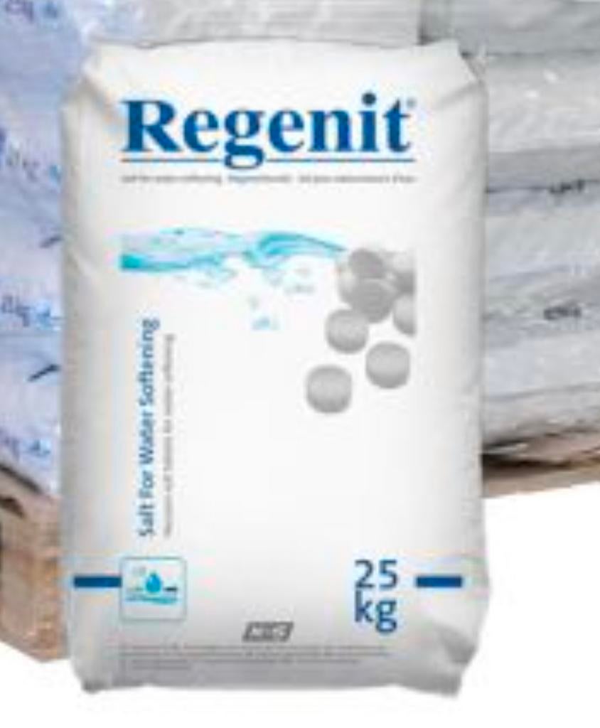 Te koop onthardingszout tabletten 25kg zakken Regenit!, Ophalen of Verzenden