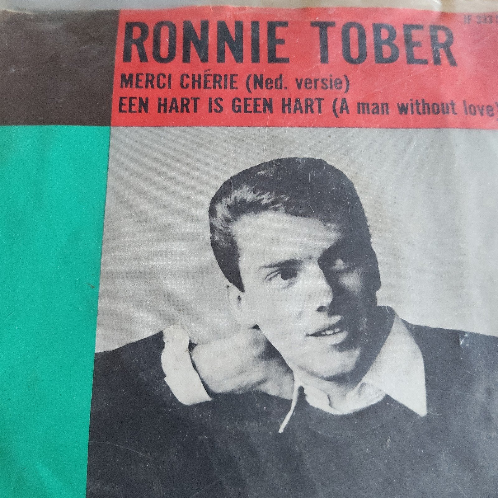 Ronnie Tober - Merci Chérie / Een Hart Is Geen Hart (7 inch), Cd's en Dvd's, Ophalen of Verzenden, Gebruikt, 7 inch, EP