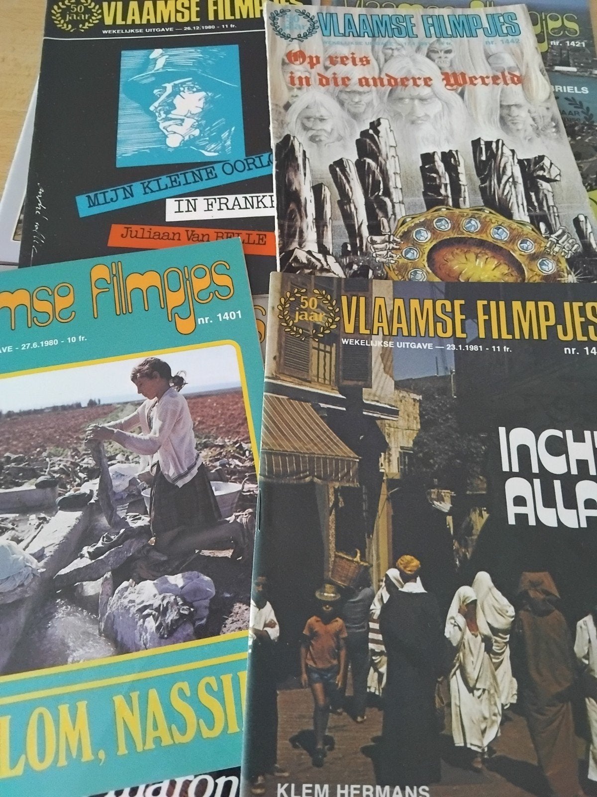 Stapel Vlaamse Filmpjes - Diverse Uitgaven (Jaren '79-'83), Ophalen of Verzenden, Gelezen, Overige typen