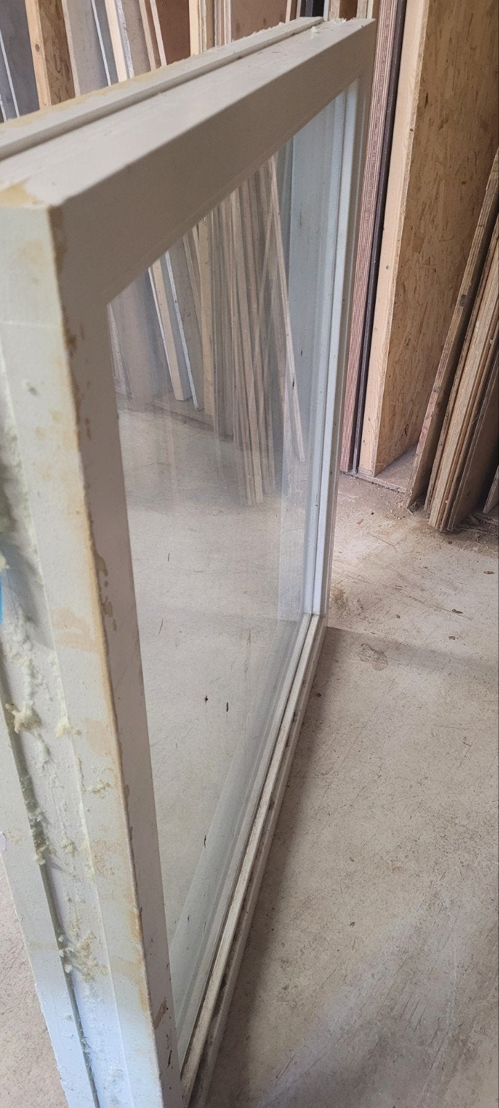 kozijn met HR++ glas, Ophalen of Verzenden, Hout, 75 tot 150 cm, Raamkozijn