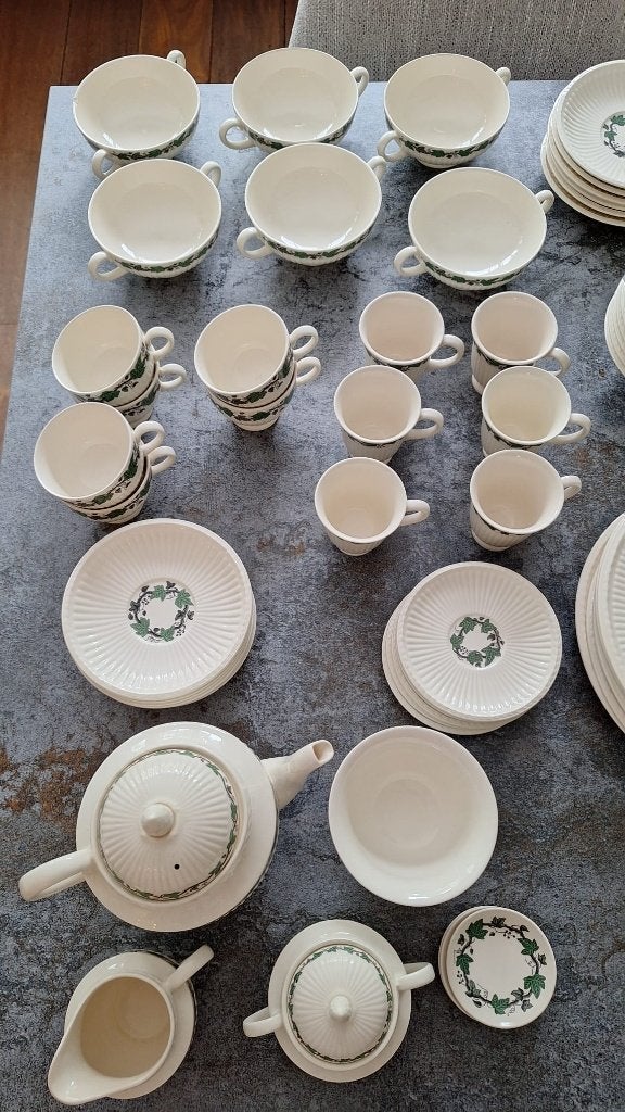 Groot Wedgwood servies Etruria & Barlaston 40 delen, Ophalen, Gebruikt, Vintage, Wedgwood