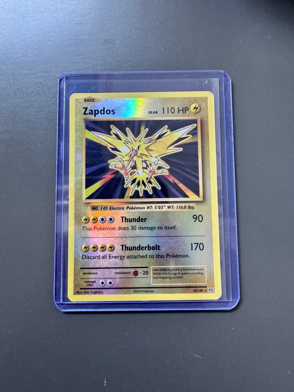 Zapdos #42, Ophalen of Verzenden, Losse kaart