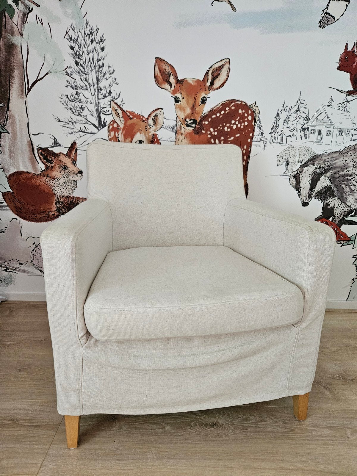 Fauteuil ikea karlstad, Ophalen, Gebruikt, Eenpersoons, 75 tot 100 cm