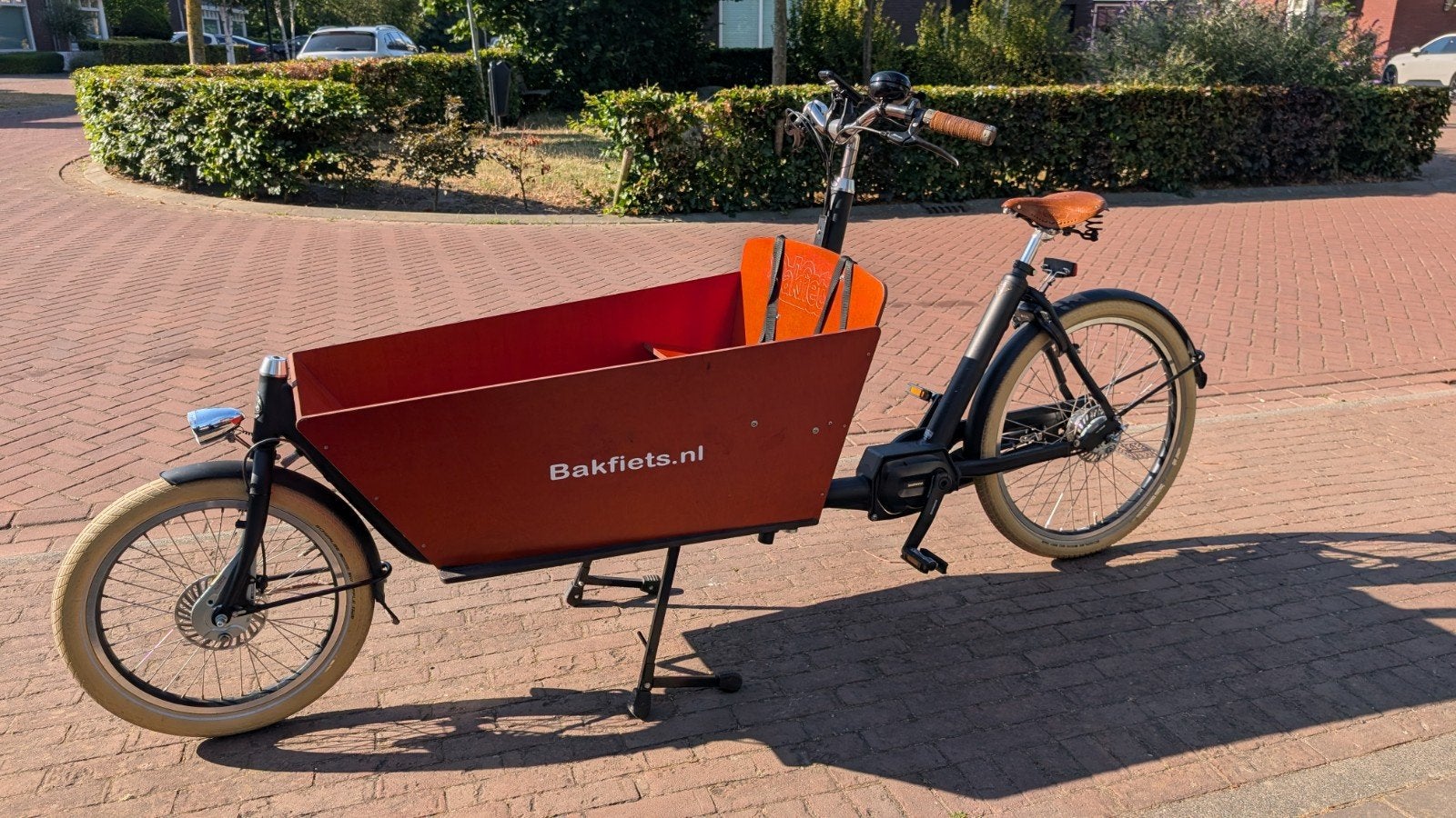 BakfietsNL Cargo long Retro (NIEUWSTAAT), Elektrisch, Zo goed als nieuw, 2 kinderen, Ophalen