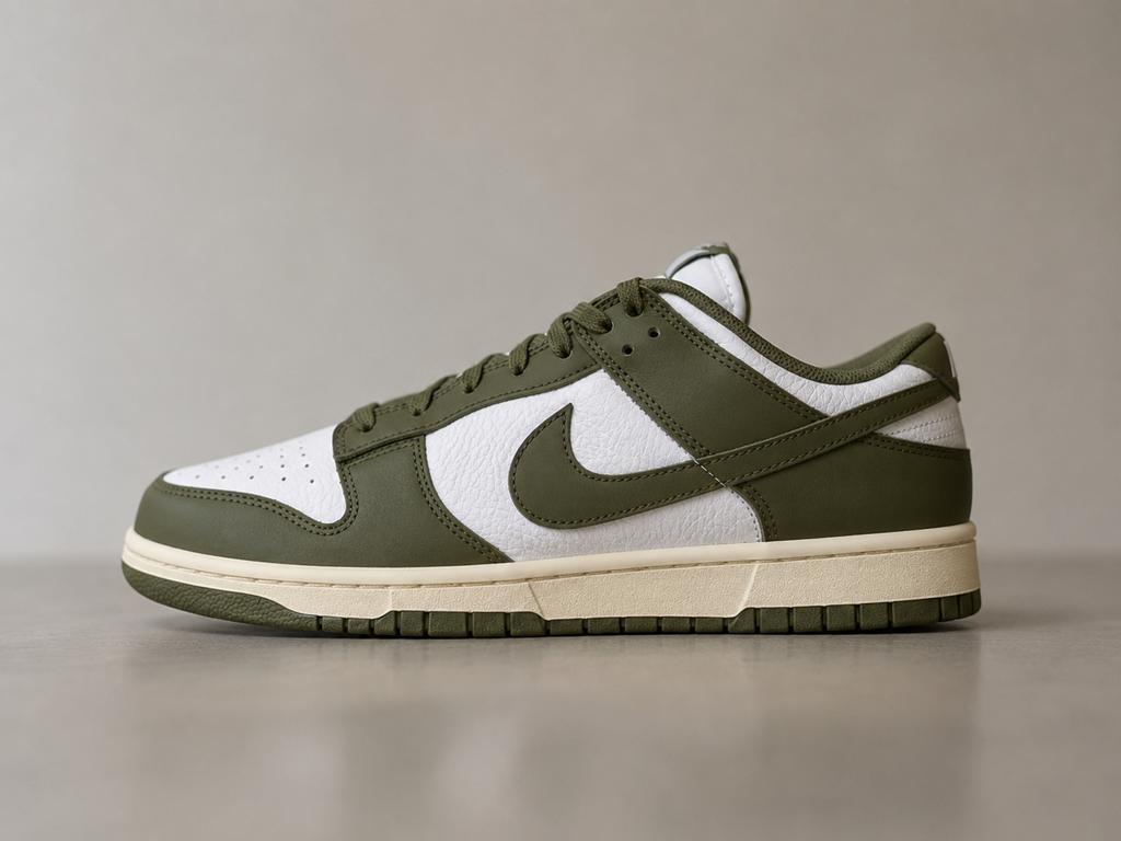 Nike Dunk Low Medium Olive - Maat 44 - Nieuw, Overige kleuren, Nike, Ophalen of Verzenden, Sneakers of Gympen