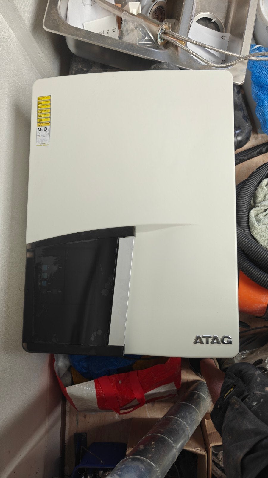 ATAG Q38S CV-ketel - Condenserende ketel (2010), Doe-het-zelf en Verbouw, Verwarming en Radiatoren, Ophalen, Gebruikt, Hoog rendement (Hr)