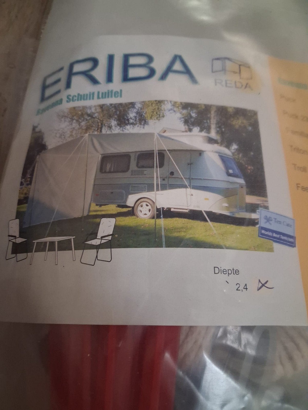 eriba schuif luifel familia GT 7051, Ophalen