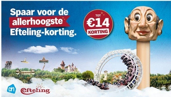 Gevraagd voucher AH Efteling, Tickets en Kaartjes, Drie personen of meer, Kortingskaart