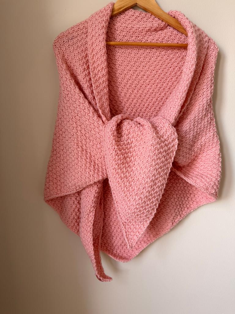 Grote gebreide omslagdoek, Ophalen of Verzenden, Nieuw