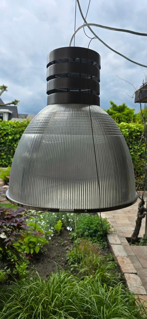 Grote industriële hanglamp Ø42 cm – kunststof –, Ophalen of Verzenden, Kunststof, Minder dan 50 cm