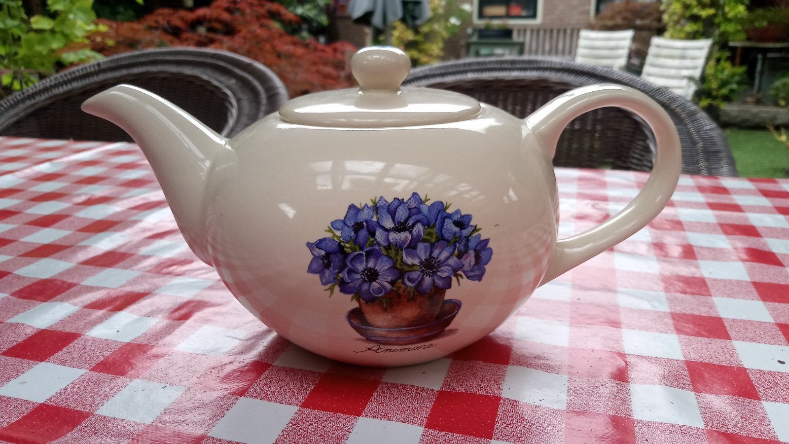 servies theepot Anemone Jet ter Steege, Ophalen of Verzenden
