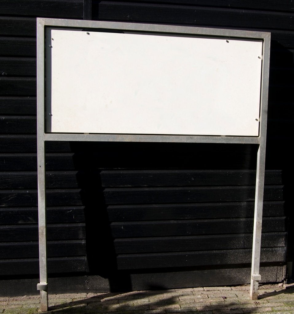 Reclame buitenborden, Ophalen, Gebruikt, Reclamebord