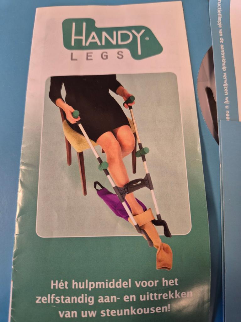 Handy leg aantrekhulp voor steunkousen maat M, Ophalen
