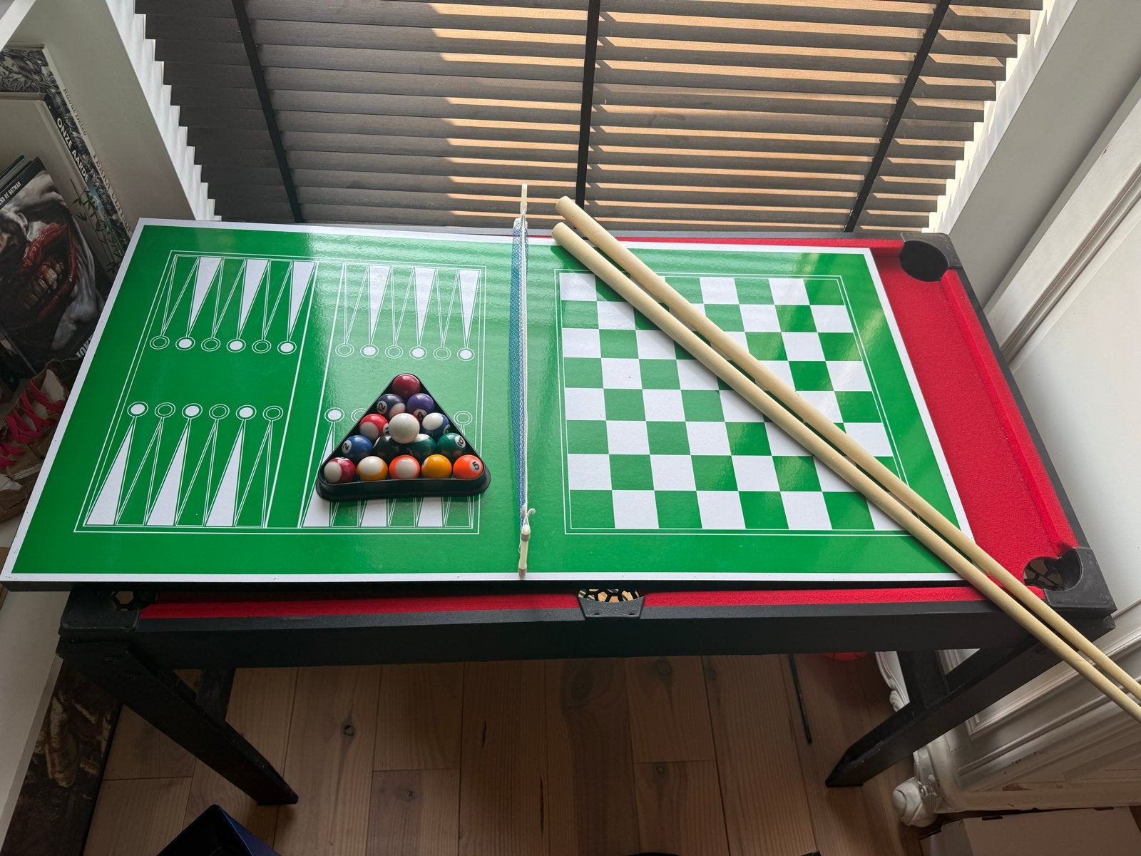Costway Multi speeltafel pool voetbal etc- 7-in-1 - Gebruikt, Een of twee spelers, Ophalen, Gebruikt
