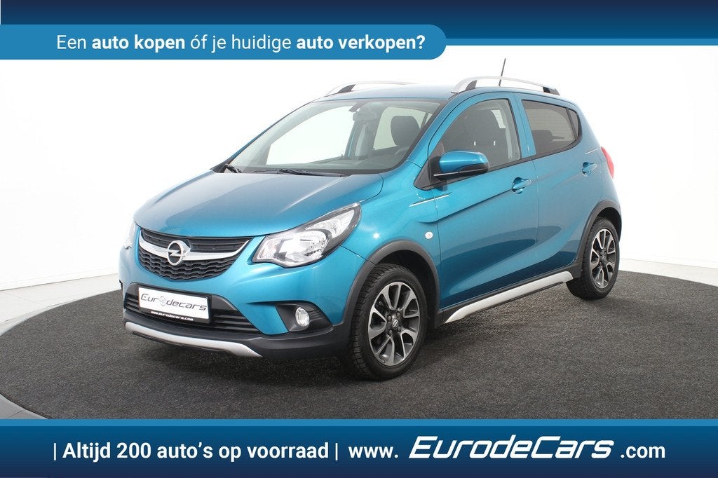 Opel KARL Rocks Online Edition *1ste Eigenaar*Navigatie*Airc, Auto's, Opel, Voorwielaandrijving, 839 kg, Stof, Gebruikt
