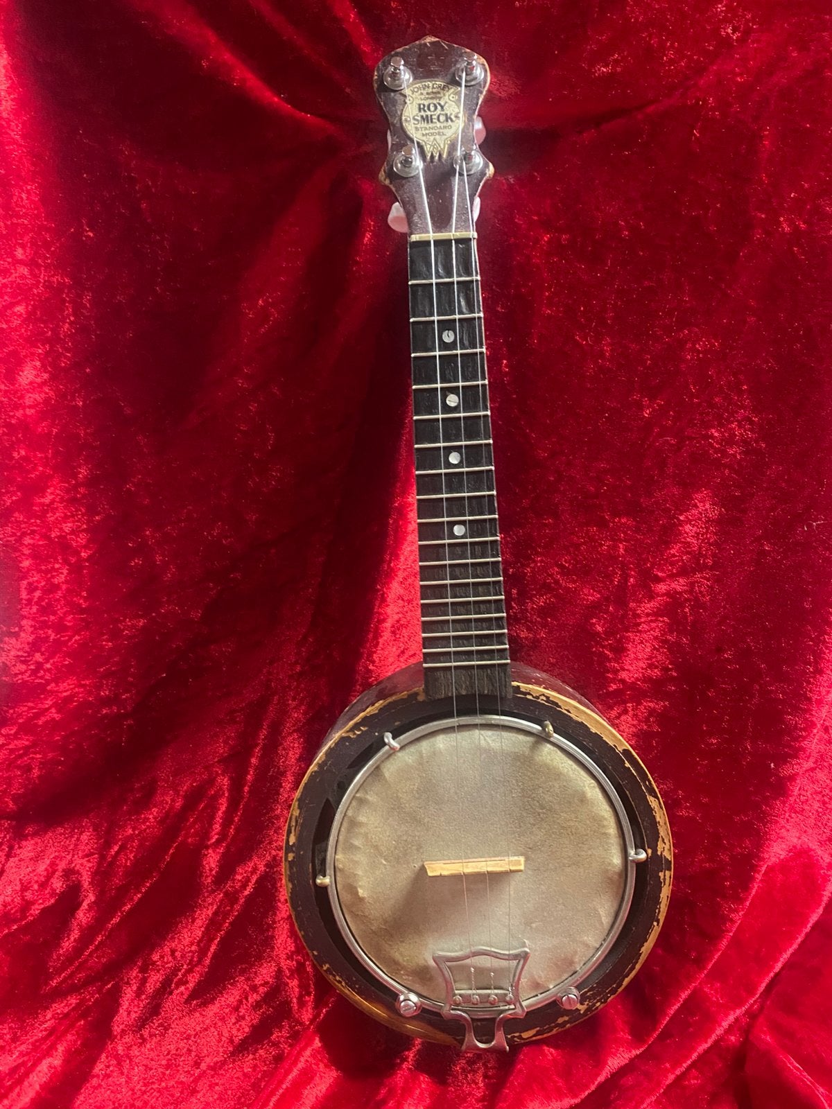 Roy Smeck 17 Fret 4 String Banjo-ukelele jaren 30, Ophalen of Verzenden, Gebruikt