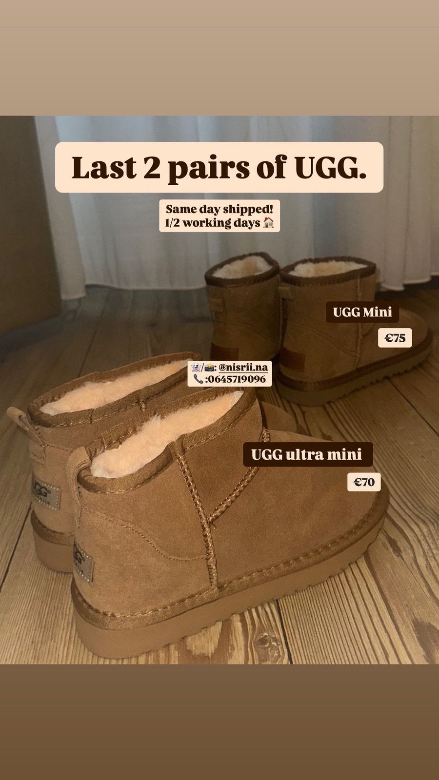 Ugg Mini & Ultra Mini, Kleding | Dames, Ophalen of Verzenden, Nieuw